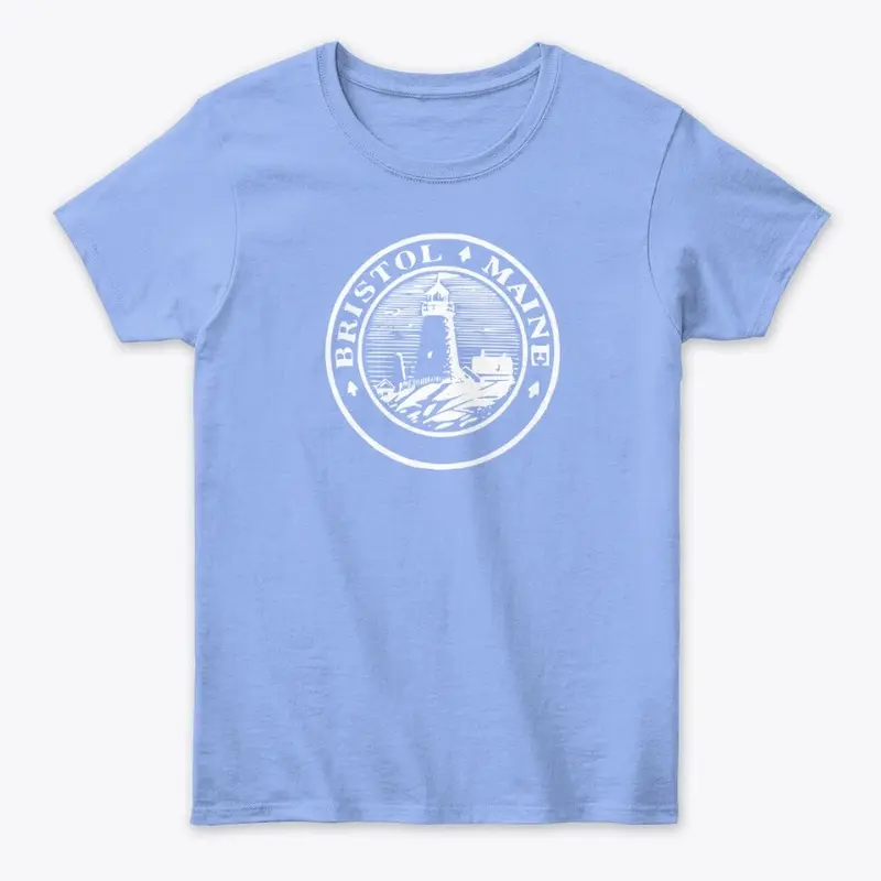 Bristol Maine Logo in White